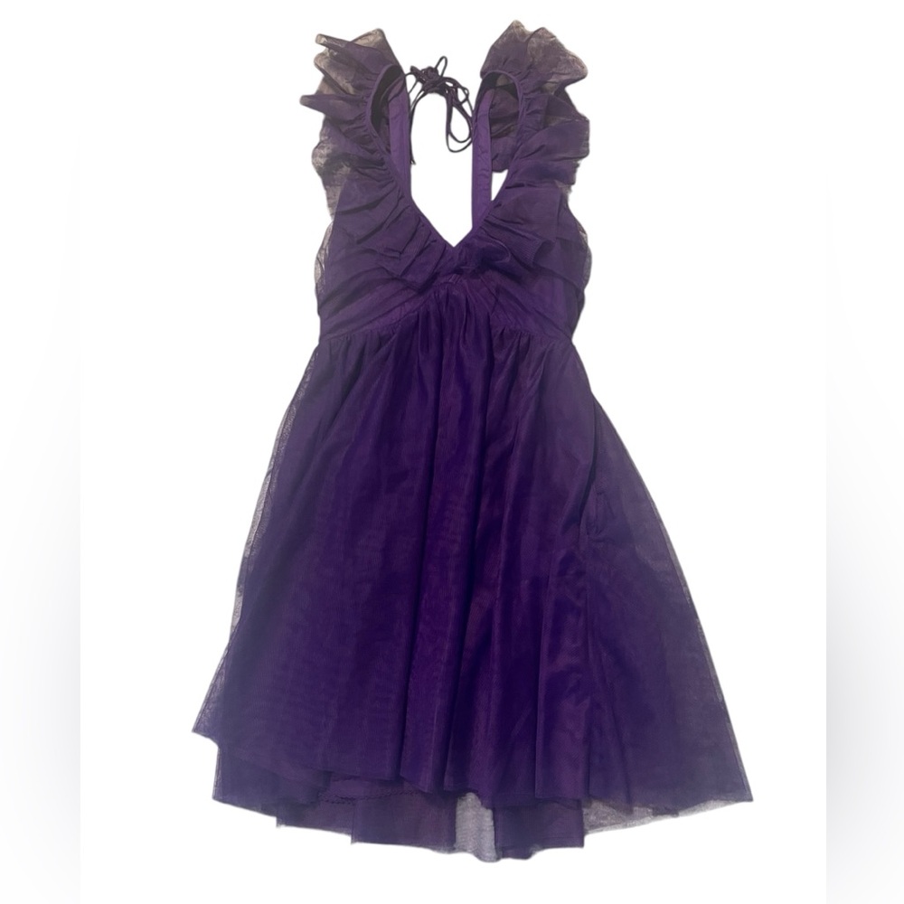 Anthropologie Ruffled Tulle‎ Mini Dress - Picture 2 of 16